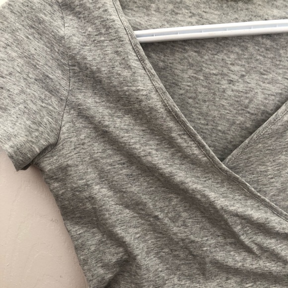 Faux Wrap Crop Top - Picture 2 of 3